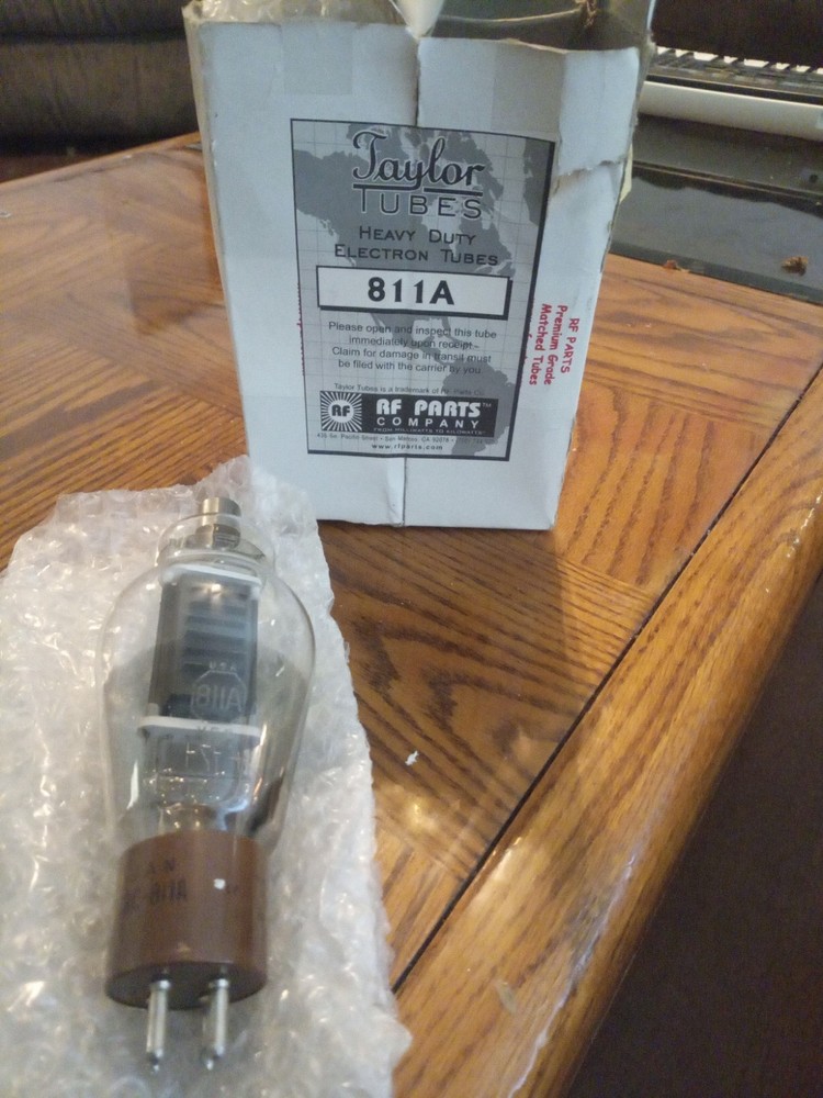 MATCHED PAIR NOS Taylor Tubes 811A Transmitting Vacuum Tube Premium Grade