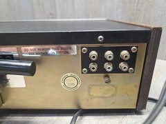 Vintage 1976 Pioneer H-R9000 8-Track Receiver Teal Glow / Wood – Tested Working