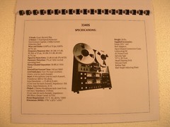 TEAC 3340S MULTI TRACK (SIMUL SYNC) RECORDING PROCESS, EXPLAINED ON CD + BOOKLET