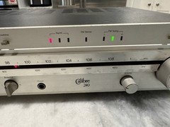 Calibre 240 Stereo Receiver Aluminum Vintage Phono Input Dolby FM Tested Works