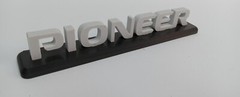 Pioneer 3d Lettering Sign Display –