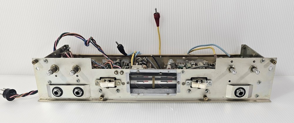 Akai X-300 Reel to Reel LOWER ASSEMBLY CHASSIS with METERS, VOLUME, RECORD