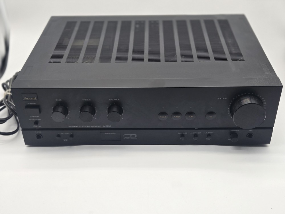 Sansui A-E750 Integrated Stereo Amplifier – Tested – Vintage