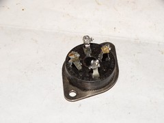 1-Vintage Fe-Male Flush Mount Amphenol Plugs 4-pin, Leslie Hammond*