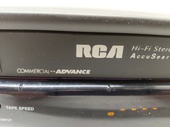 RCA VR704HF VCR Plus Gold VHS HQ Video Player Commercial Not Tested No Remote