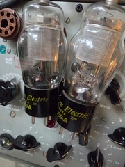 Matched Pair of Western Electric 259-A Tubes TV-7D/U Tested