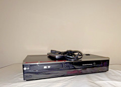 LG RC897T DVD/VCR Recorder 4-Head Hi-Fi HDMI 1080p Tested Works w/ Power Cord