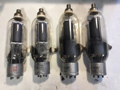 quad rca/amperex jan 810 tube lot , continuity tested good