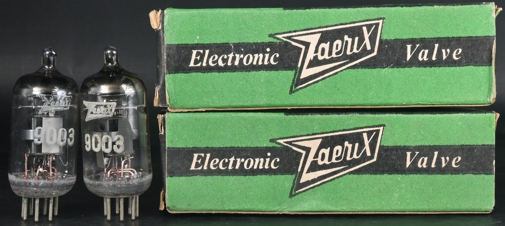 2x NOS ZAERIX 9003/CV665 Top Plate Getter Black Plate Made in USSR