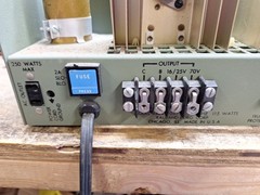 Vintage Rauland Borg PA Amplifier Model 4404 Powers on