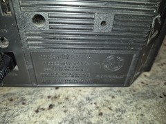 Vintage 80s GE Boombox AM/FM Stereo Cassette 4 Band EQ The Power Of Music