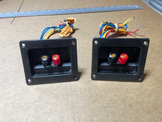 Cerwin Vega LS-10 Crossovers (2) 3 way with replaced banana jacks Free Ship