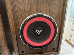 Cerwin Vega AT-8 Vintage 2-WAY Floor Speakers Refoamed Woofers Tested Late 1980s