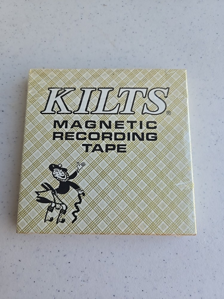 Vintage Kilts 3x150Ft Magnetic Recording Tape 1 1/2 MIL Mylar