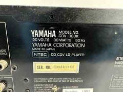 Yamaha CDV-300K Natural Sound CD CDV LD Laser Disc Player *READ*
