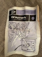 Vintage GRAYMARK Model 803 Power Supply