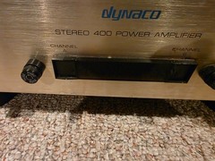 Dynaco Stereo 400 Power Amplifier | Champagne Faceplate | Second Owner | Very GD