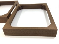 Fisher DS-825 Floor Speaker Stands Risers Base 13.5 x 11.5 x 2 Original Vintage