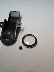 Dual 1229 1229Q Turntable- Strobe Speed Lamp Lens & Housing