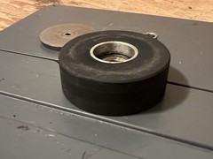 Ampex AG440 series 1/4” tape machine rubber pinch roller + cap and bearing 440C