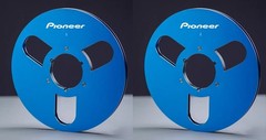 One Pair 10.5” red Pioneer Tape reel High Quality Aluminum Take Up Reel