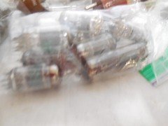 Vintage Lot of 60 Various Brands Radio/TV Vacuum Tubes RCA GE Sylvania & others