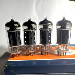 (4) Ultron 7868 Tube NIB USA Tip Top For Fisher 400 Or 500c 7591A With Converter