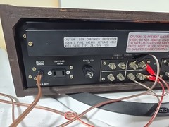 SHERWOOD S-7100A RECEIVER PROFESSIONALLY SERVICED REAL WOOD CASE VIDEO INCLUDED