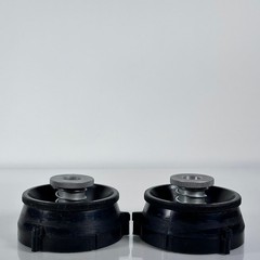 Vintage VIF International Hub Adapter Pair NAB for Reel to Reel Fits Ampex Otari