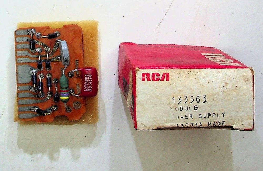 RCA Vintage Power Supply Module 133563 NOS Electronic Parts Accessory