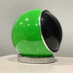 Ultra Modern Premium Electrohome Weltron Orb Ball Polished Chrome Speaker Stand