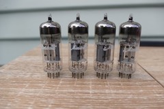 Tubes x 4 6AK8 EABC80 Miniwatt HOLLAND – all same M43 Etch Code – premium