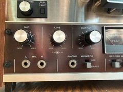 1970’s Teac A-3300 10 Reel To Reel Tape Recorder 3 3/4 & 7 1/2 IPS Working