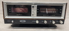 Zenith Circle Of Sound R472 Solid State AM FM Radio Alarm Clock Tested Working