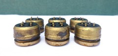 5935-00-376-9334 4-Pin Electrical Receptacle Connector (Lot of 6pcs)