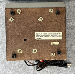 Soundesign Model 477 Stereo 8 Track Player Deck – Vintage Wood Grain *Untested*