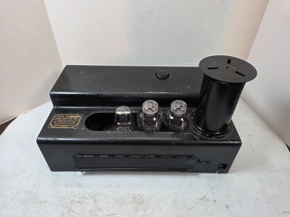 RARE RCA AP-832 Power amplifier w/ type 10 81 and 876 tubes Great shape