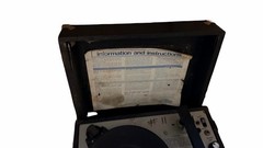 Vintage Hamilton Electronics Model 935 Portable Record Player Turntable Untested