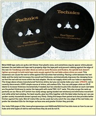 ONE PAIR; Brand New NAB Hub Adapters for 10.5″ Reels