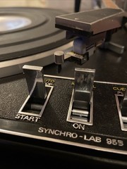 Vintage Garrard Synchro-Lab 95B Record Player Turntable England Works! Read!