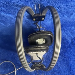 Lafayette Gray Black Stereo Over-Ear Headphones 99-0204 8R 1/4 Inch Plug