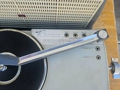 Vintage Crown STP-80F Stereo Phonograph Radio Turntable Record Player