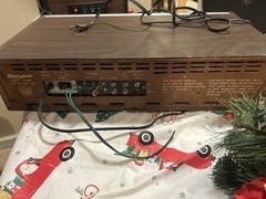 Morse Electrophonic 8-Track Radio Stereo Receiver Vintage 70s Wood Grain VIDEO