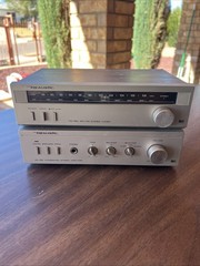 Full Recap Realistic SA-150 Amplifier 31-1955 & TM-150 Tuner Working , Tested