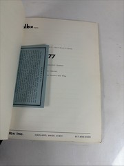 Vintage DBX 177 Decilinear Noise Reduction System Instruction Manual
