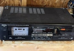 🔥🔥 1990’s DENON DRW-750 Stereo Dual Well Cassette Deck Player Recorder Japan