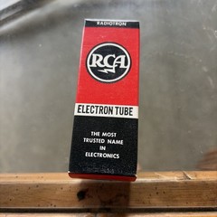 RCA 6SN7GTB BLACKPLATE NOS/NIB VACUUM TUBES