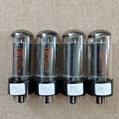 TEN Fujitsu 6L6GT power tubes tested strong and matched quad