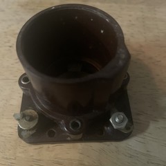 Vintage Bakelite 4 Pin Vacuum Tube Socket Base