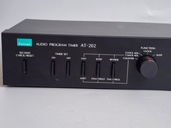 Sansui AT-202 Audio Program Timer Stereo Component Black Tested Working